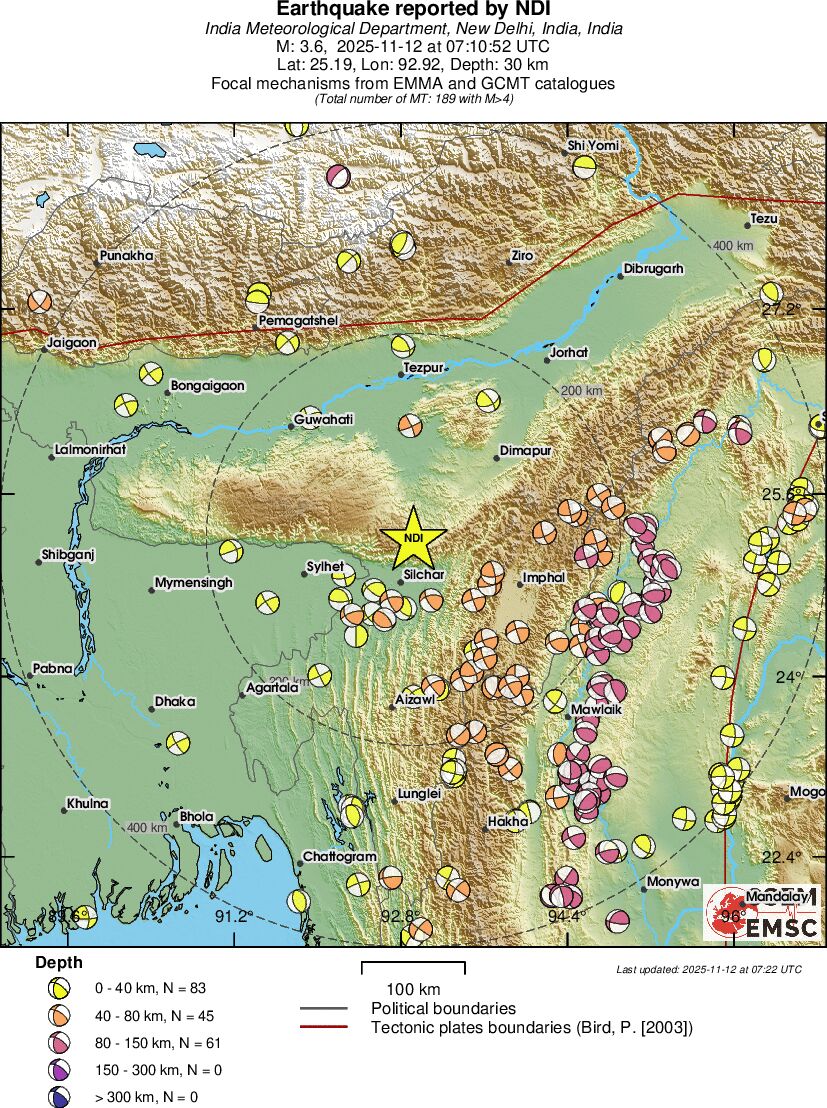 Regional moment Tensor