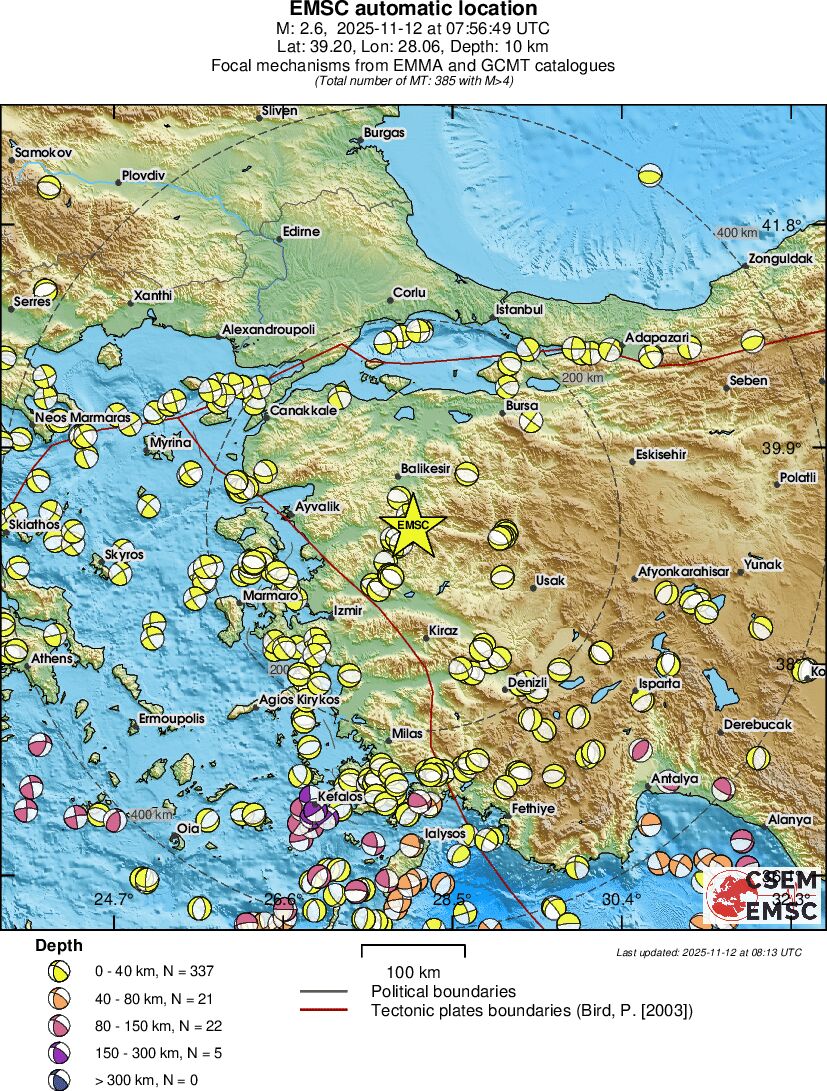 Regional moment Tensor