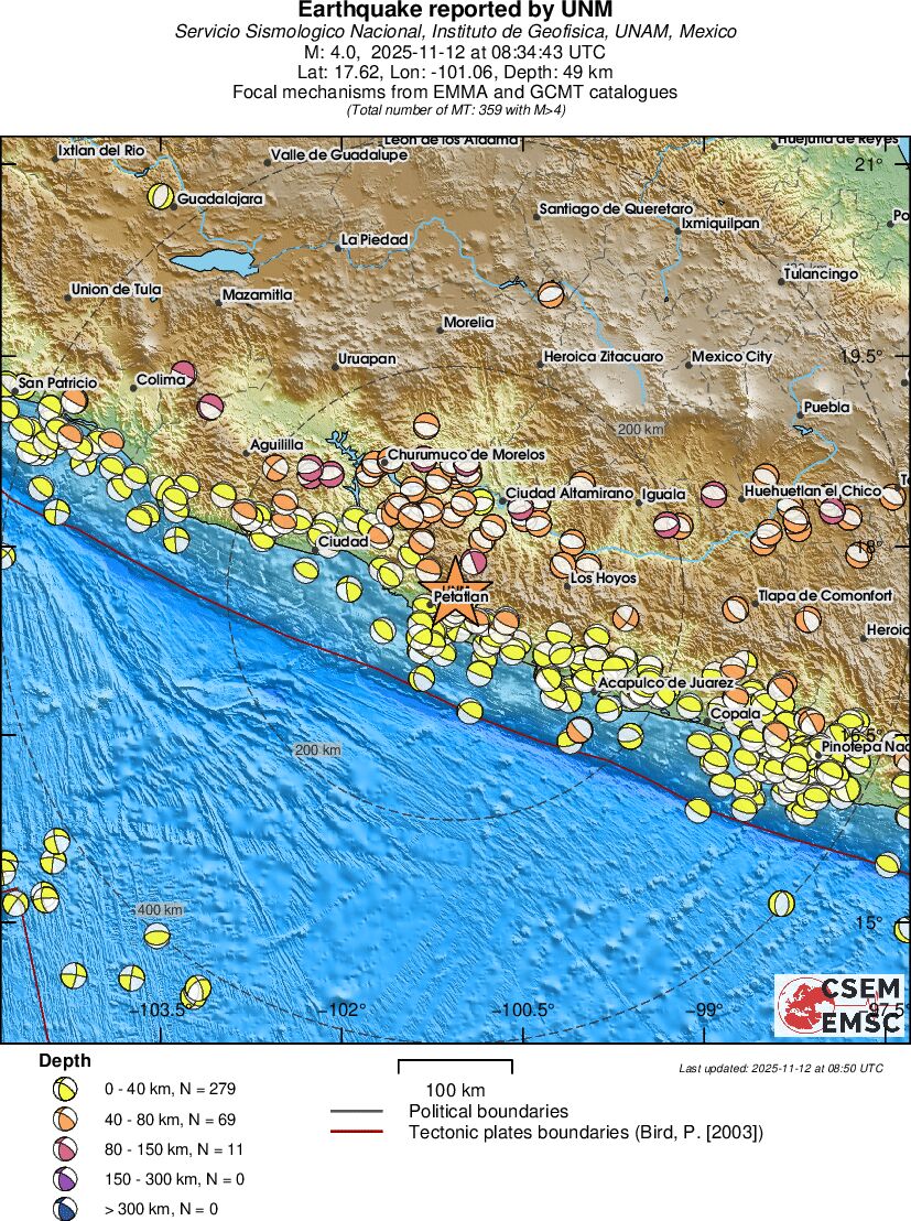 Regional moment Tensor