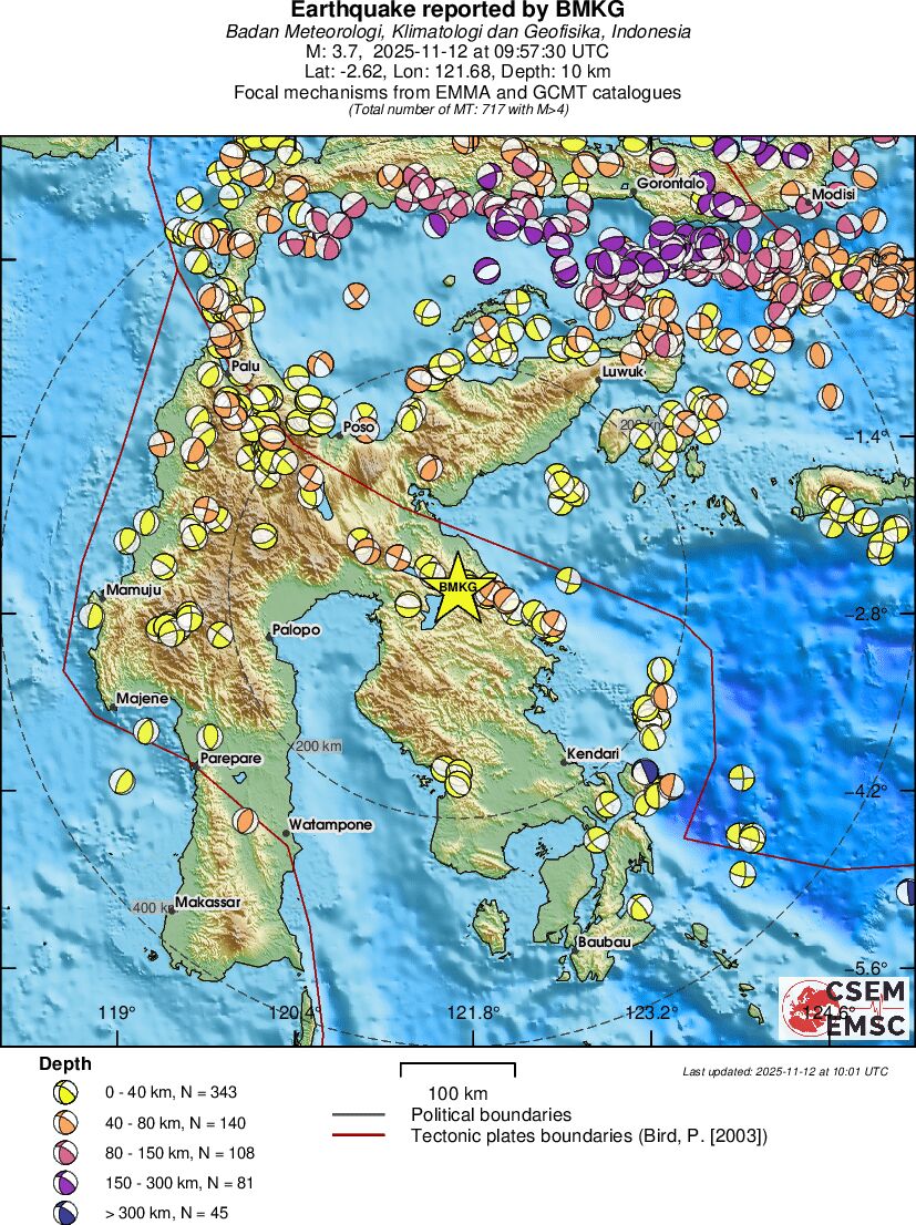Regional moment Tensor
