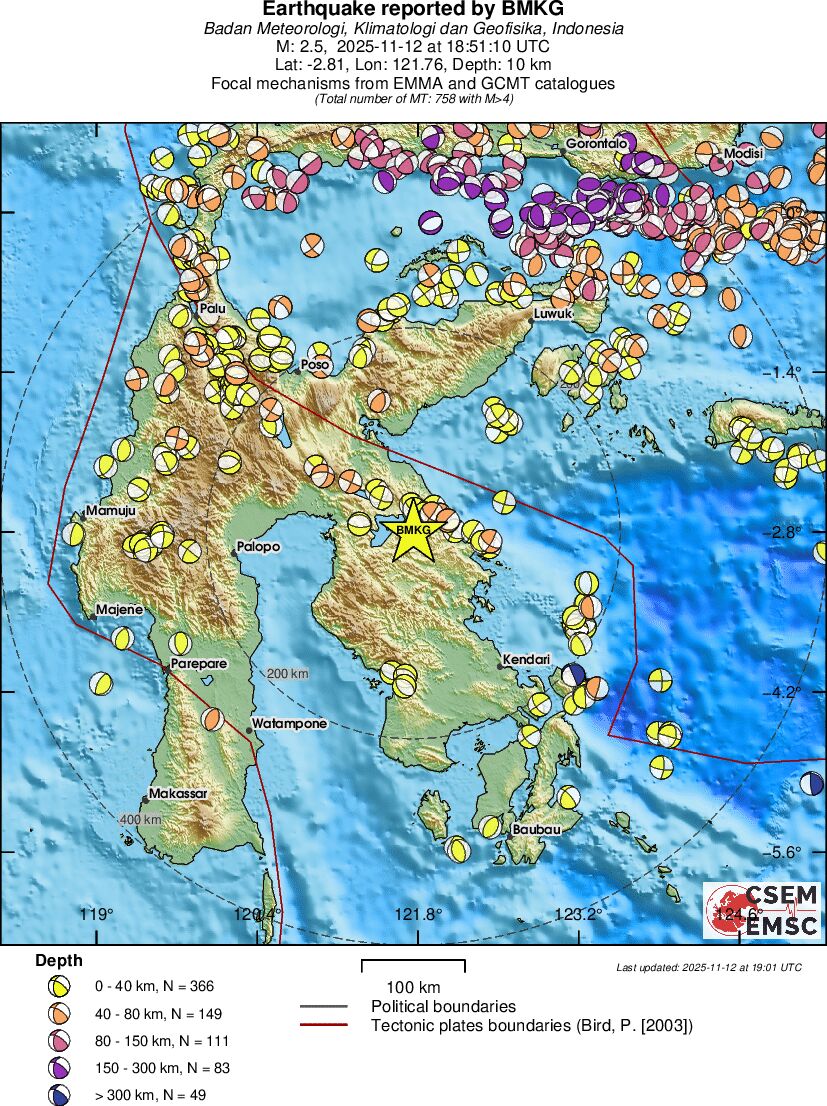 Regional moment Tensor