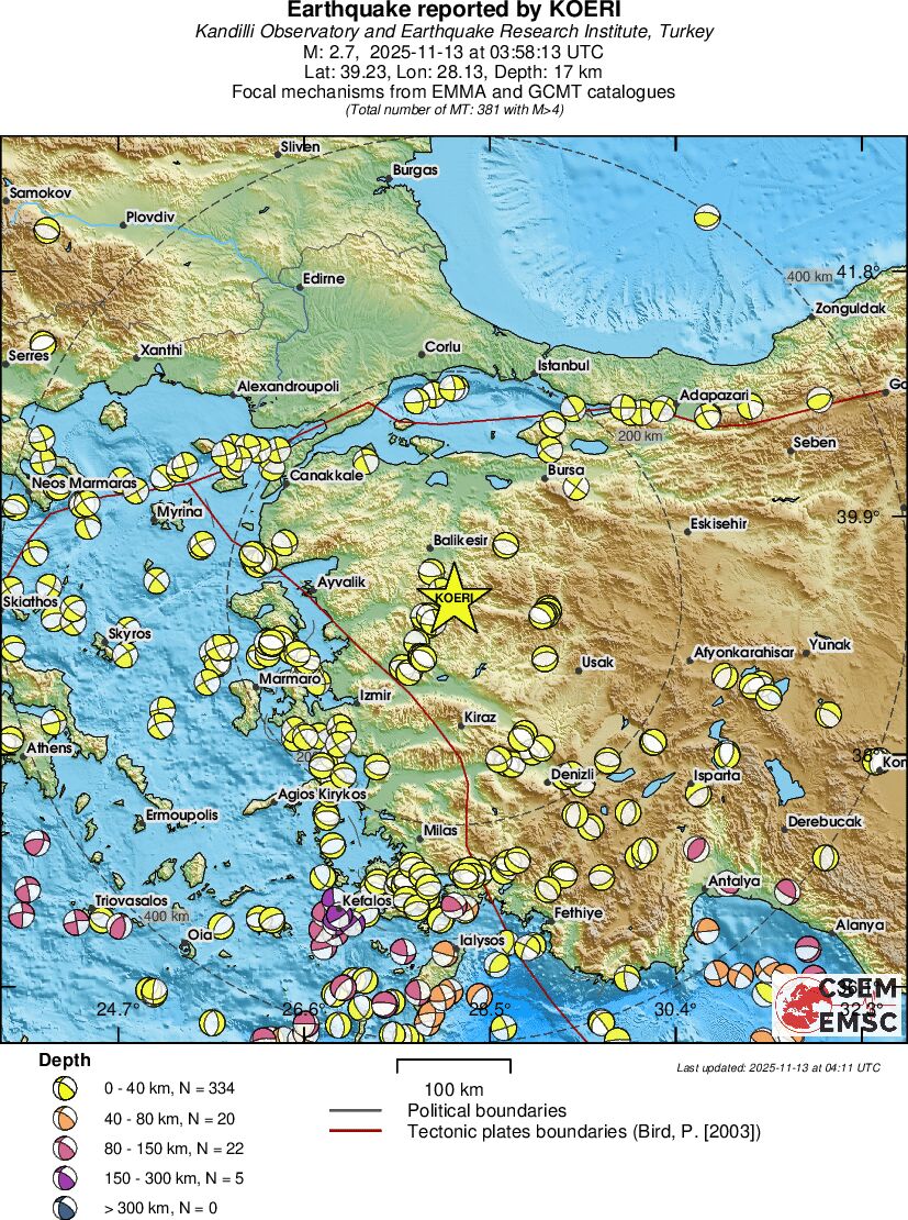 Regional moment Tensor