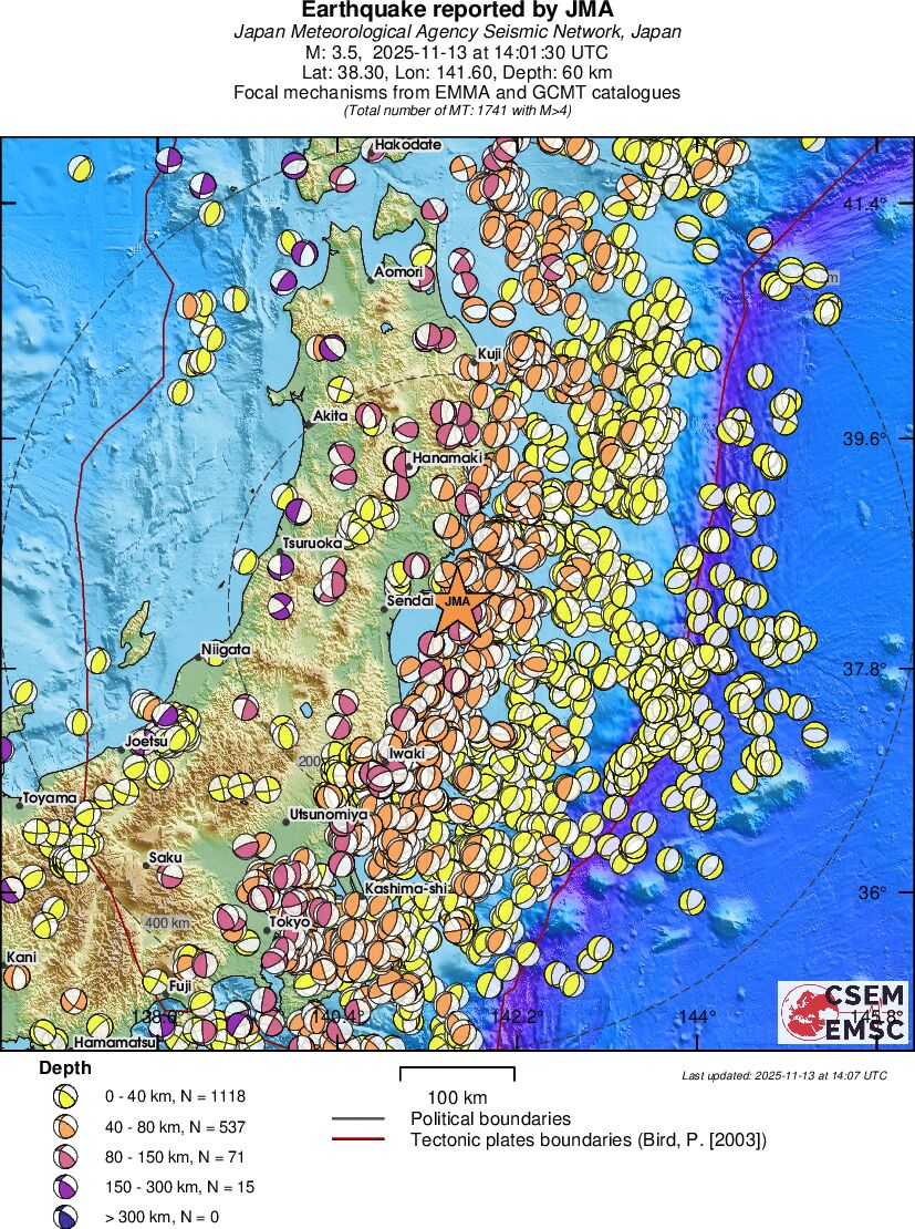 Regional moment Tensor