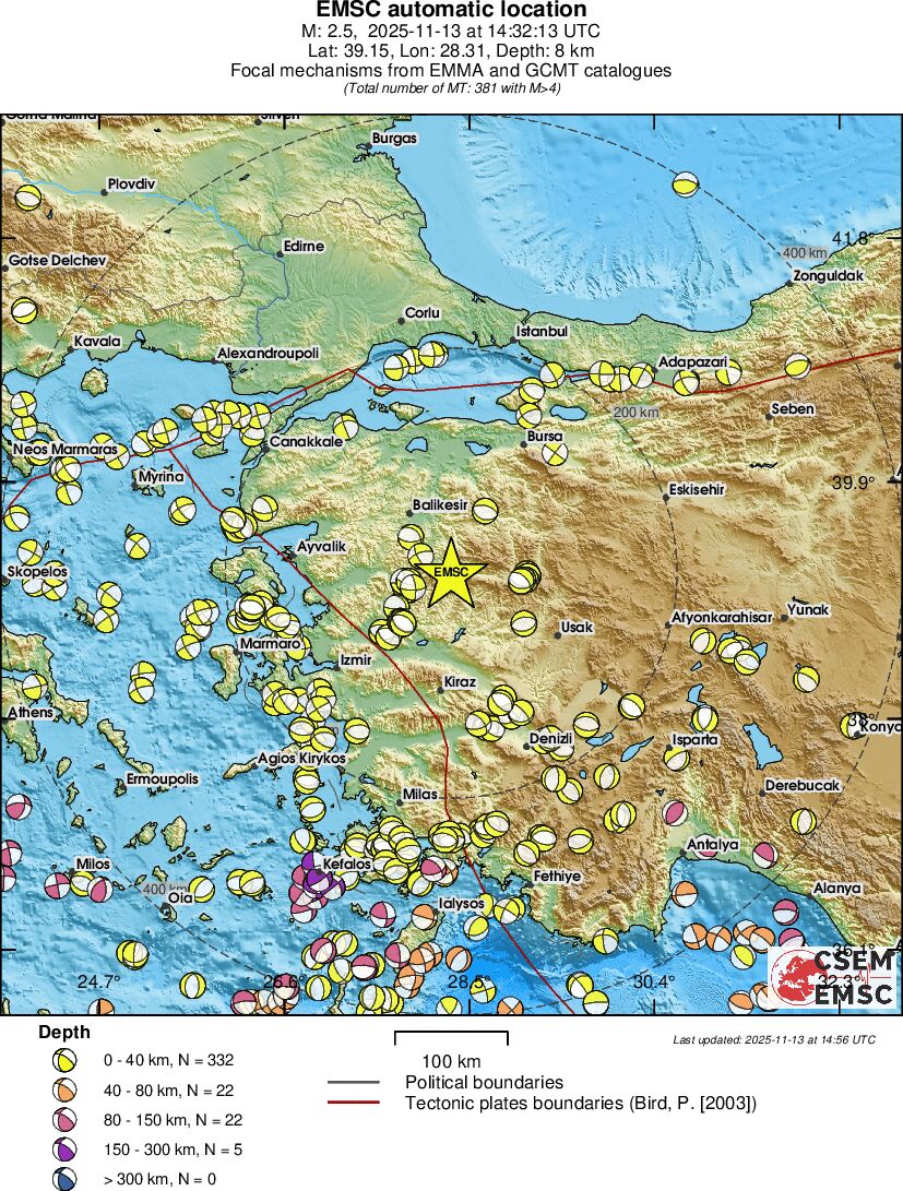 Regional moment Tensor