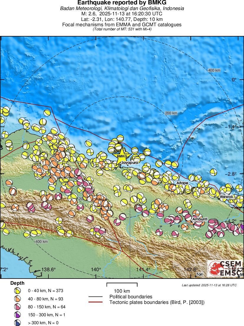 Regional moment Tensor
