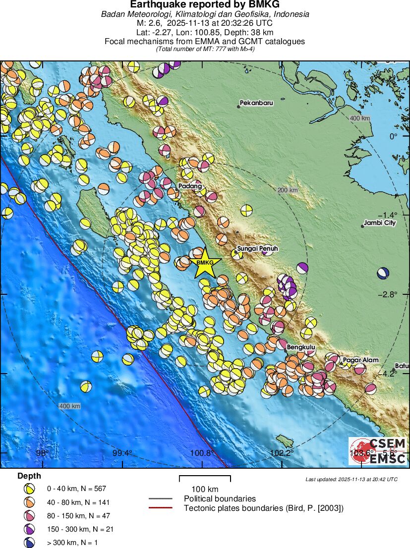 Regional moment Tensor
