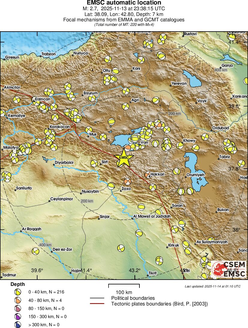 Regional moment Tensor