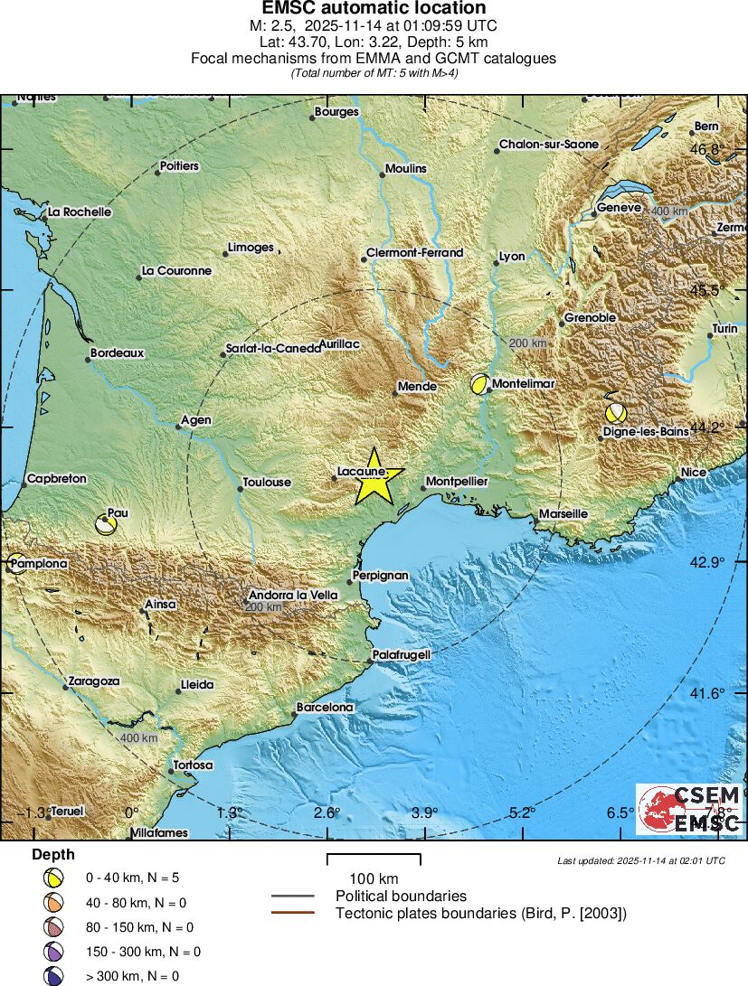 Regional moment Tensor