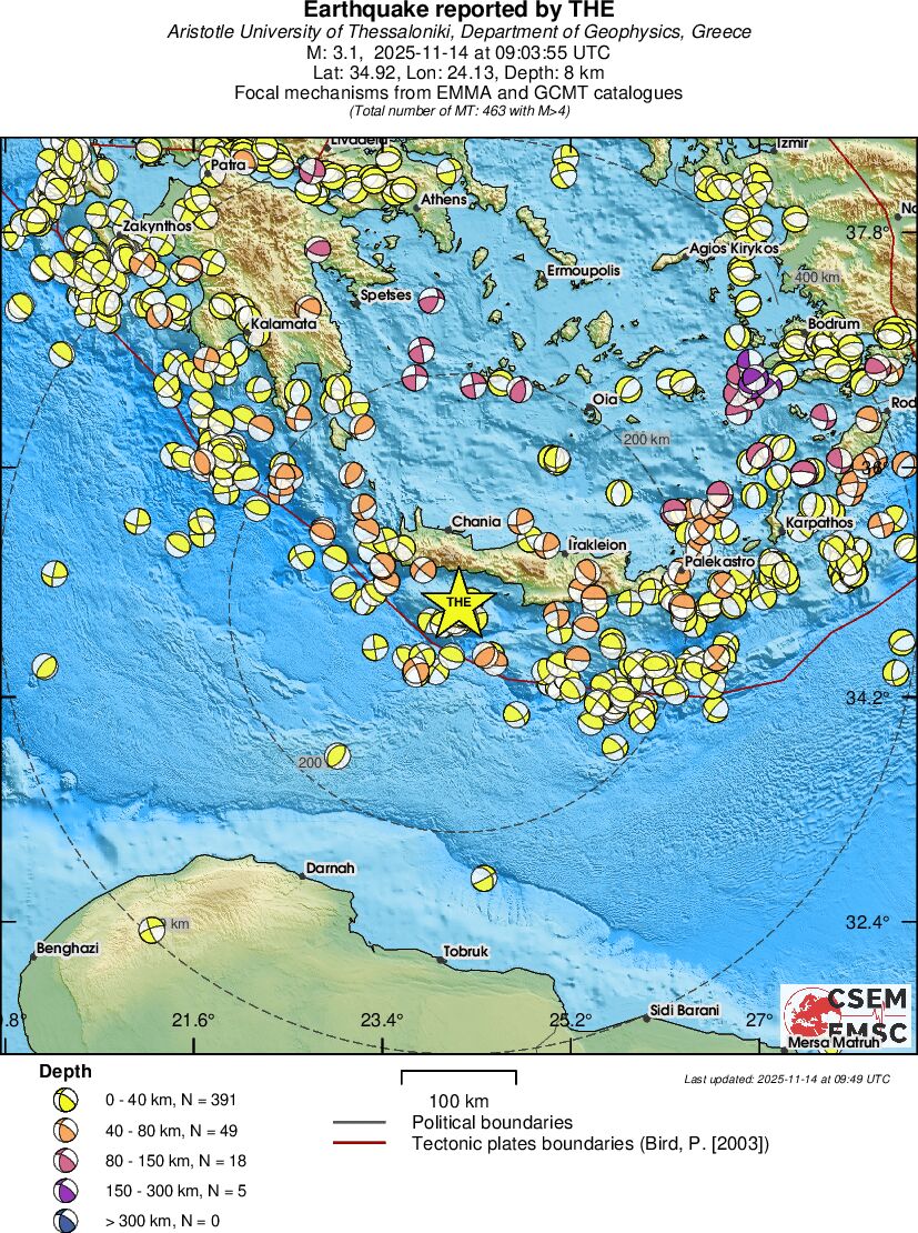 Regional moment Tensor