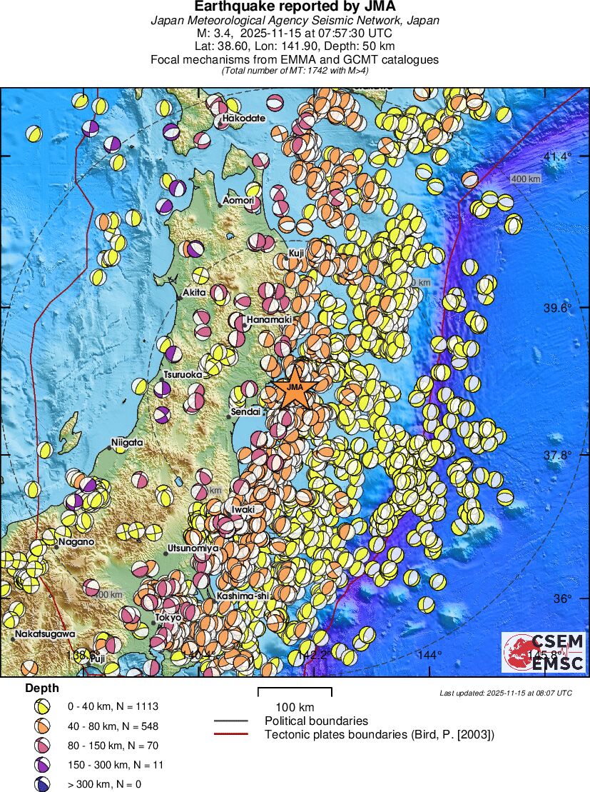 Regional moment Tensor