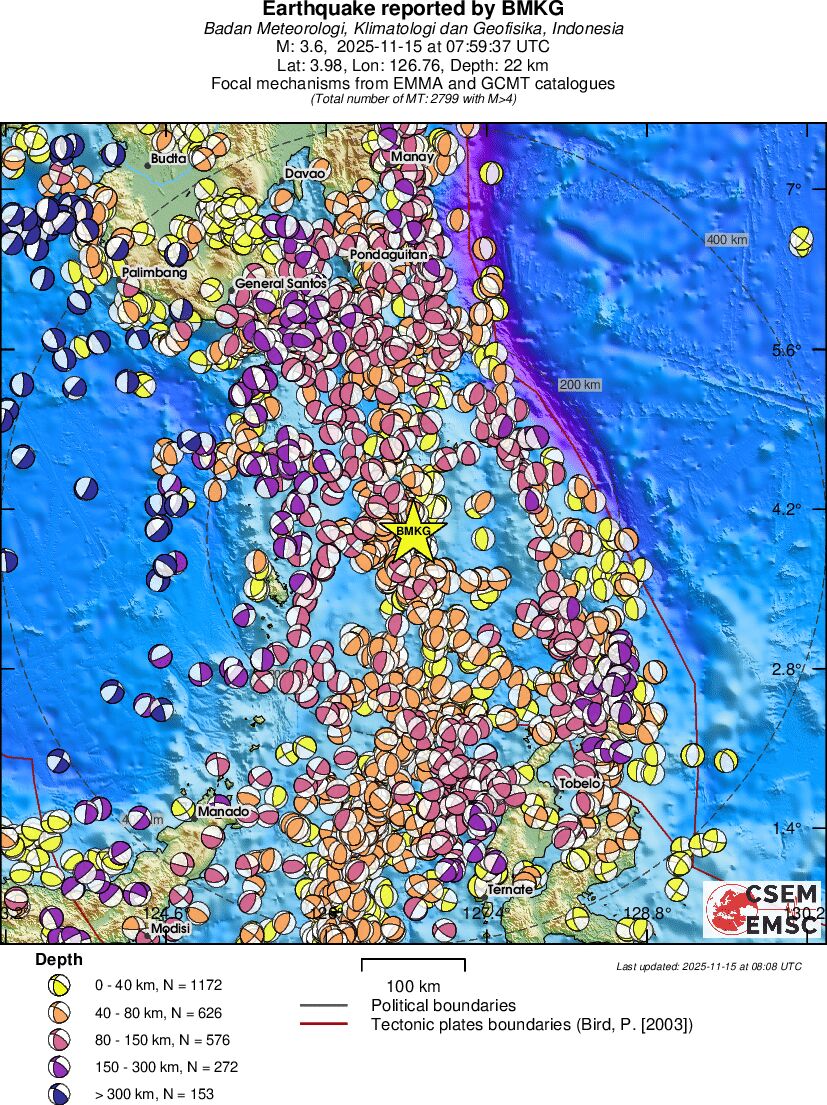 Regional moment Tensor