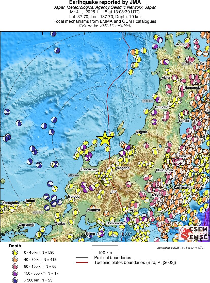 Regional moment Tensor