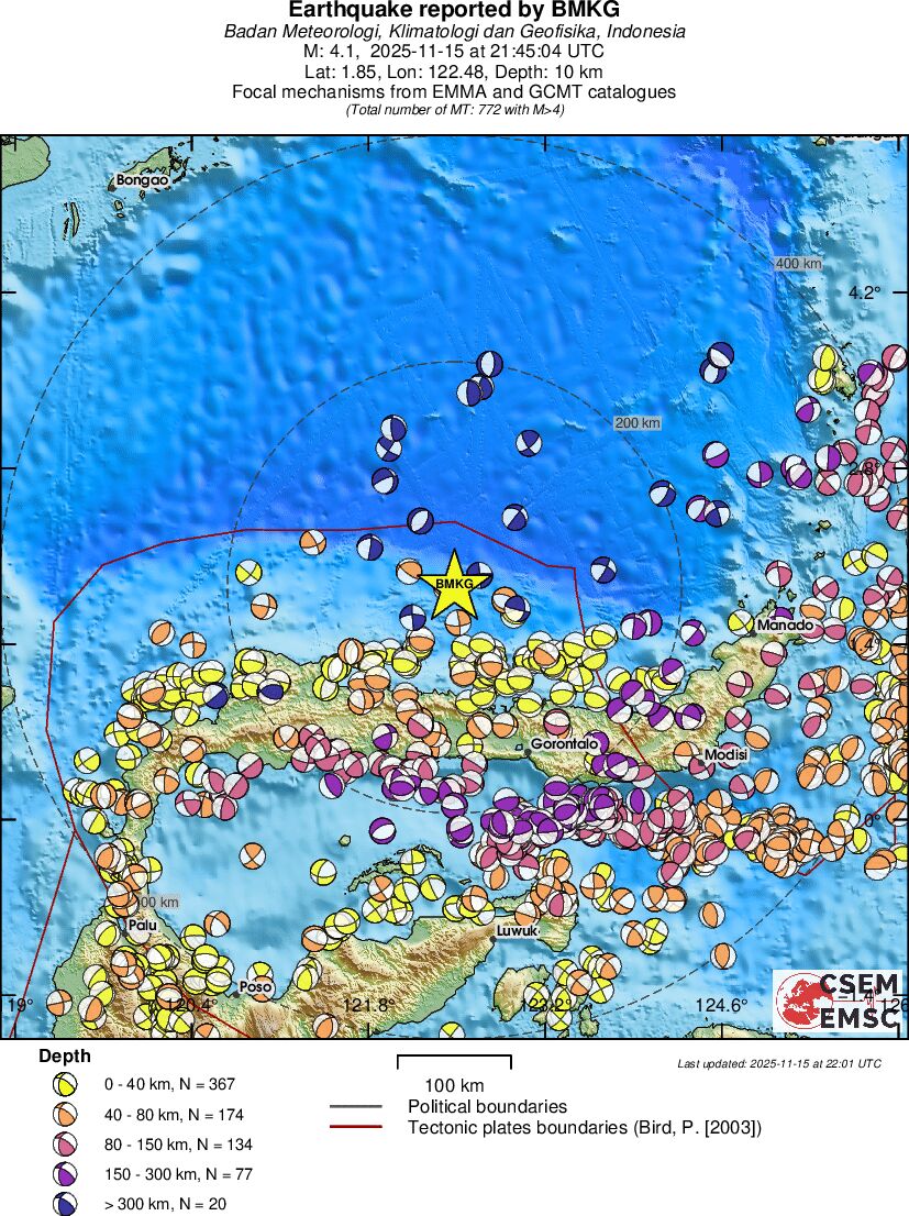 Regional moment Tensor
