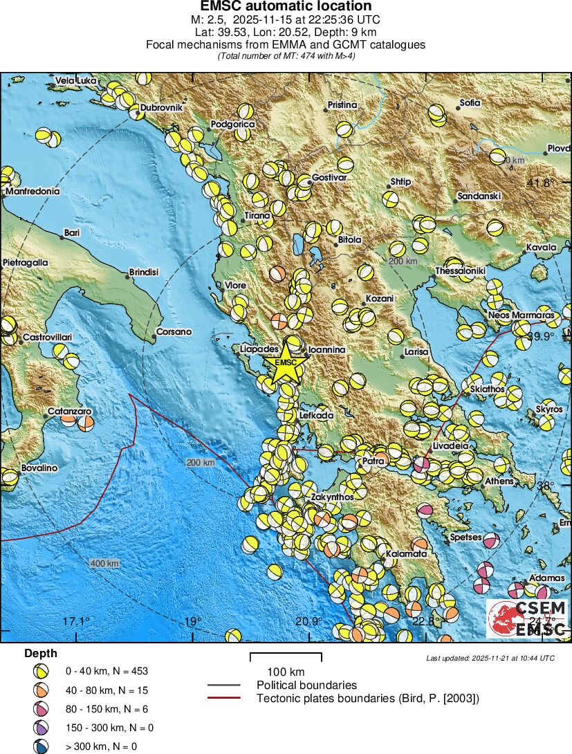 Regional moment Tensor
