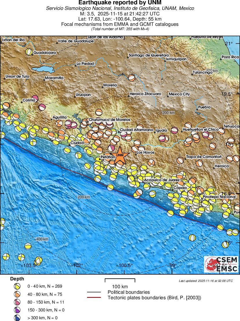 Regional moment Tensor