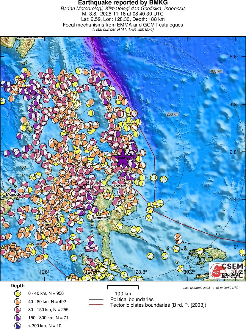 Regional moment Tensor