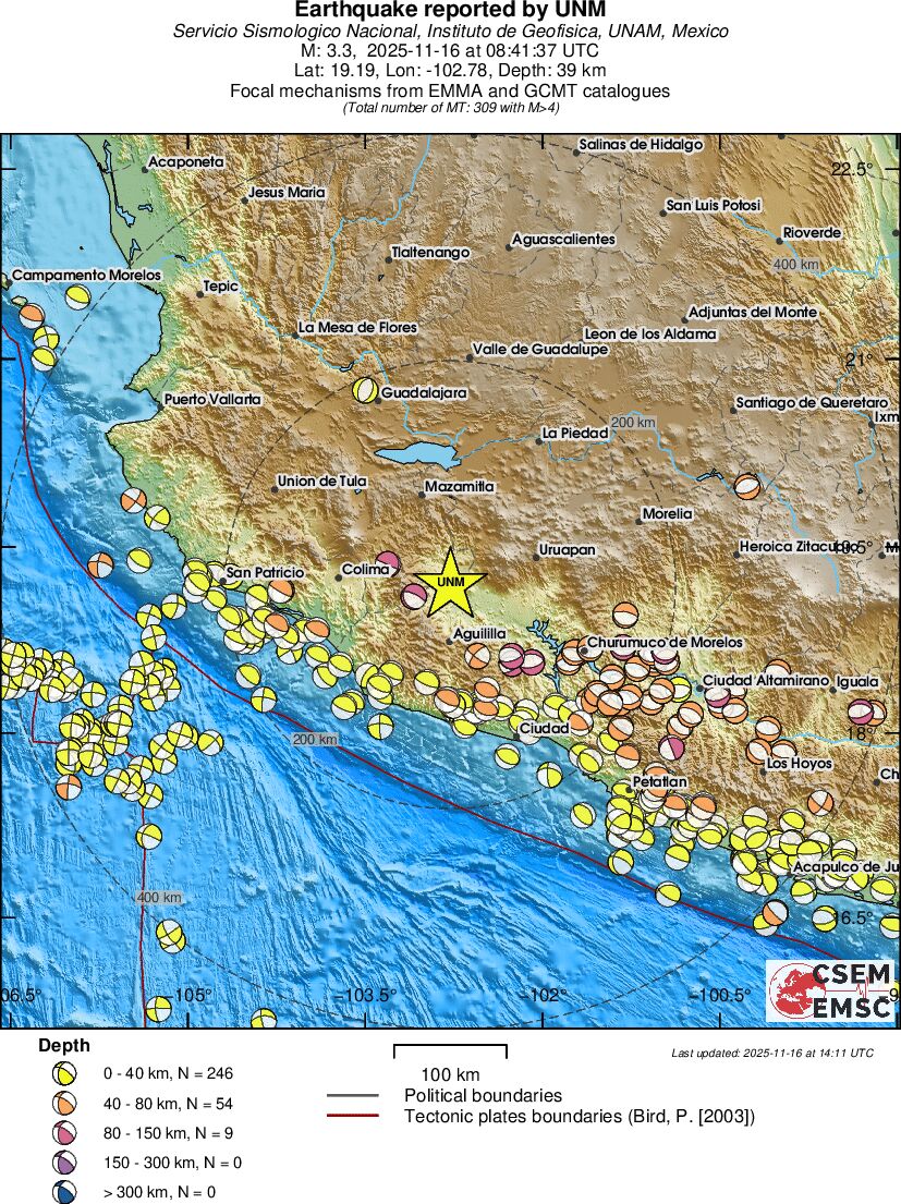 Regional moment Tensor