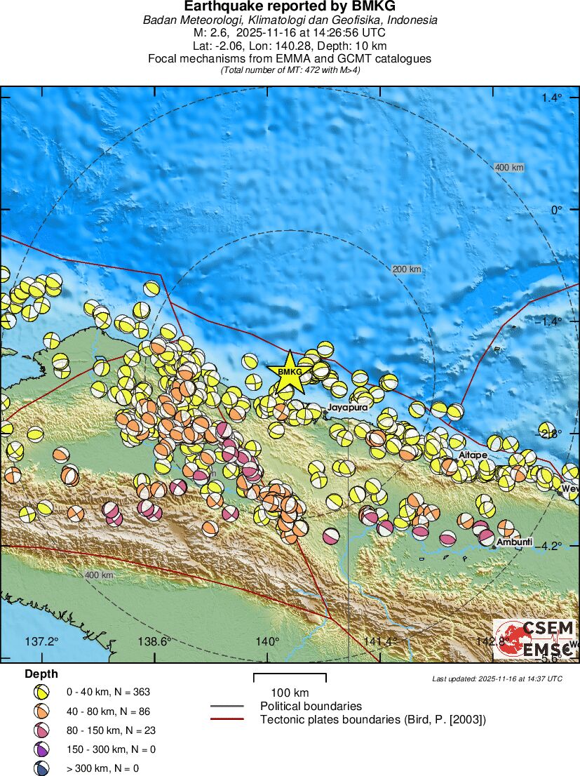 Regional moment Tensor