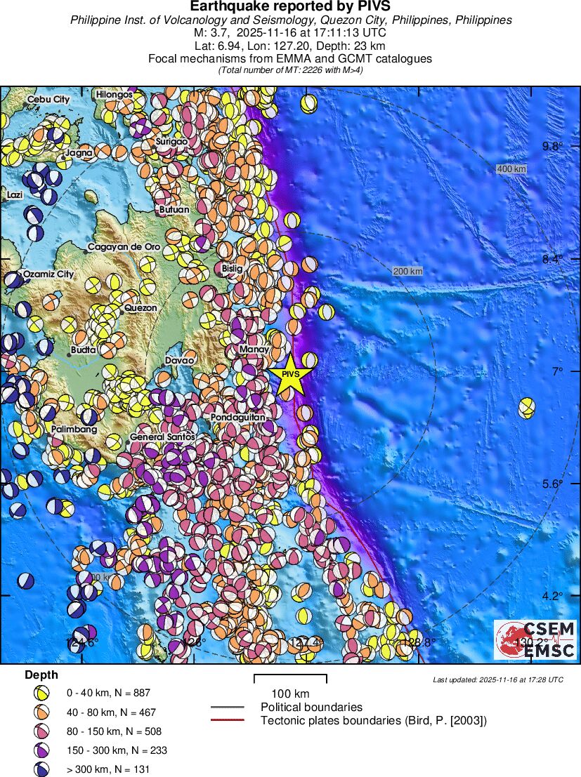 Regional moment Tensor