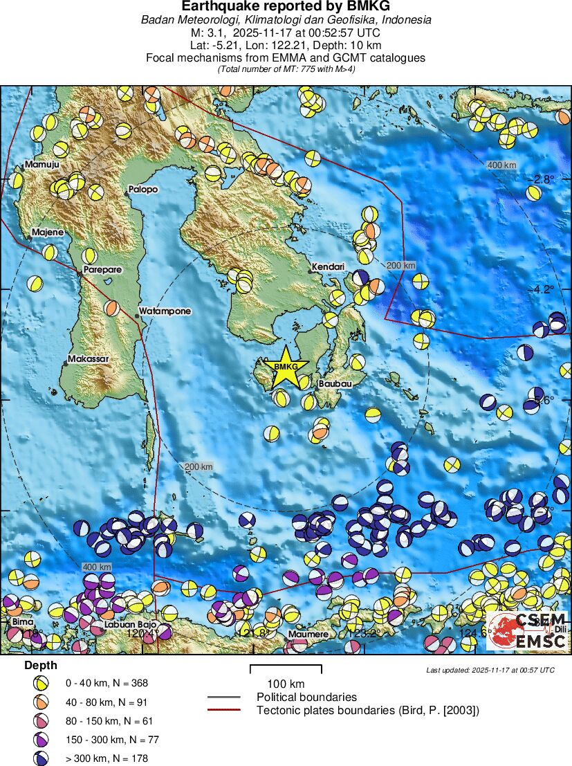 Regional moment Tensor