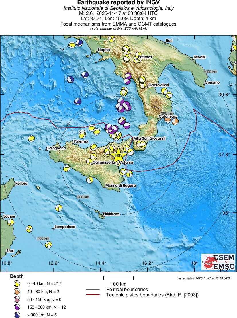 Regional moment Tensor