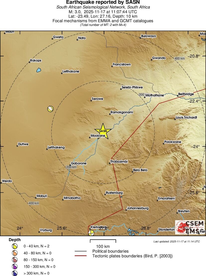 Regional moment Tensor