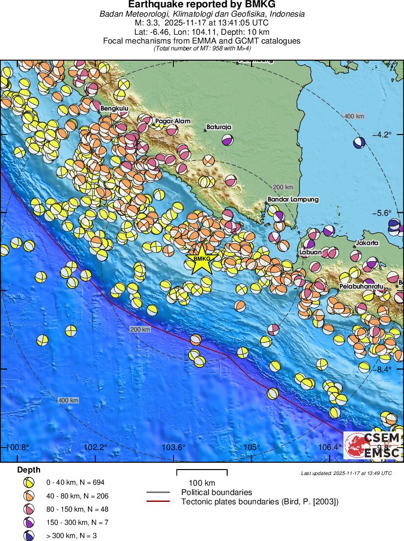 Regional moment Tensor