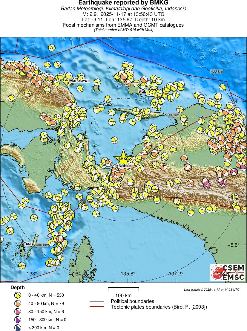 Regional moment Tensor