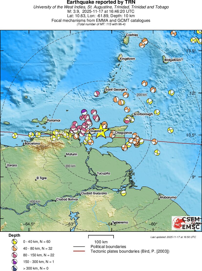 Regional moment Tensor