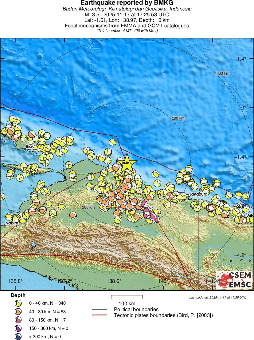 Regional moment Tensor