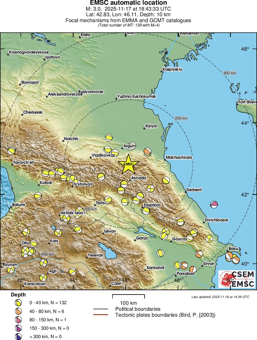 Regional moment Tensor