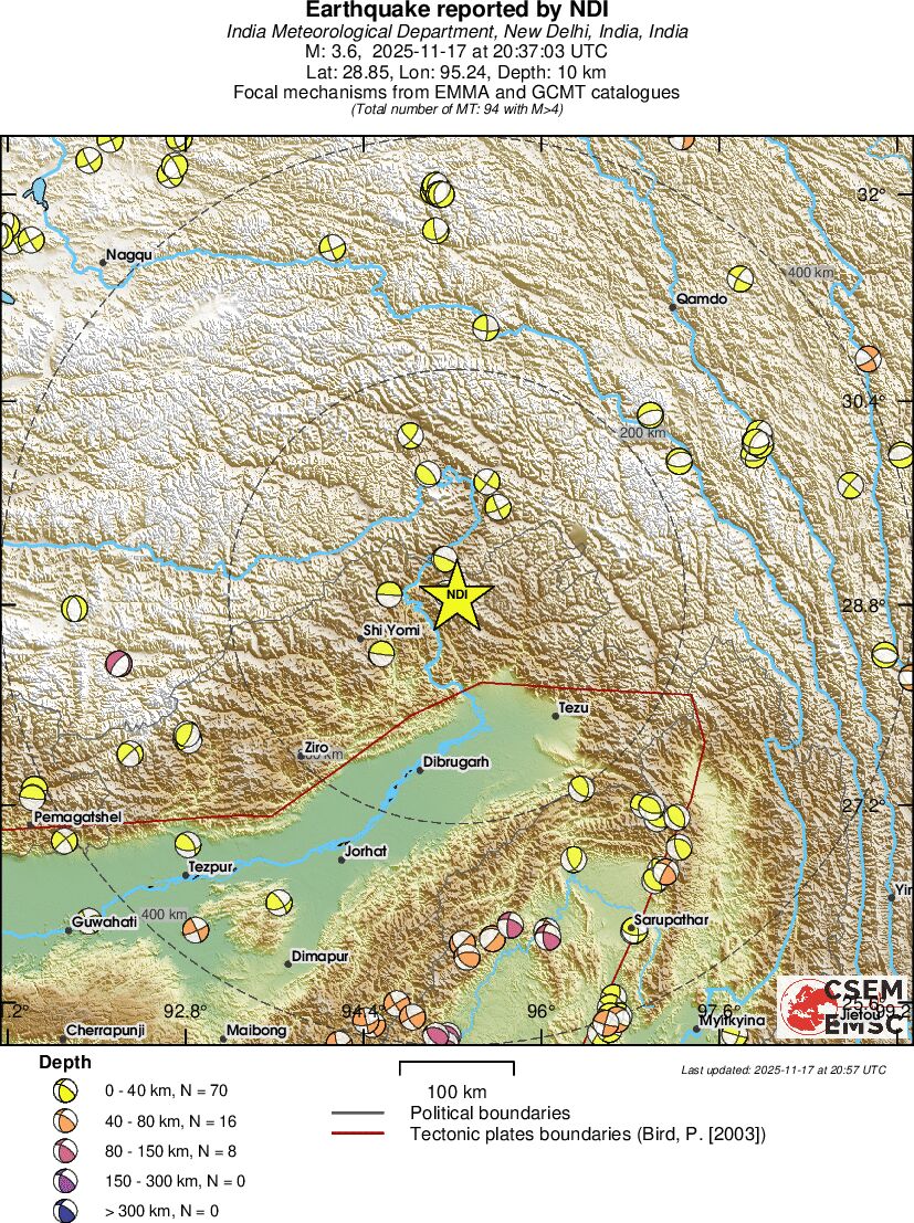 Regional moment Tensor