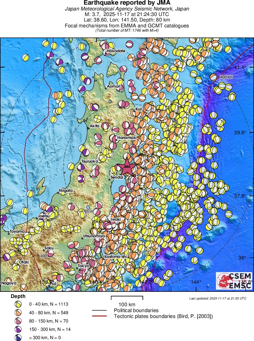 Regional moment Tensor