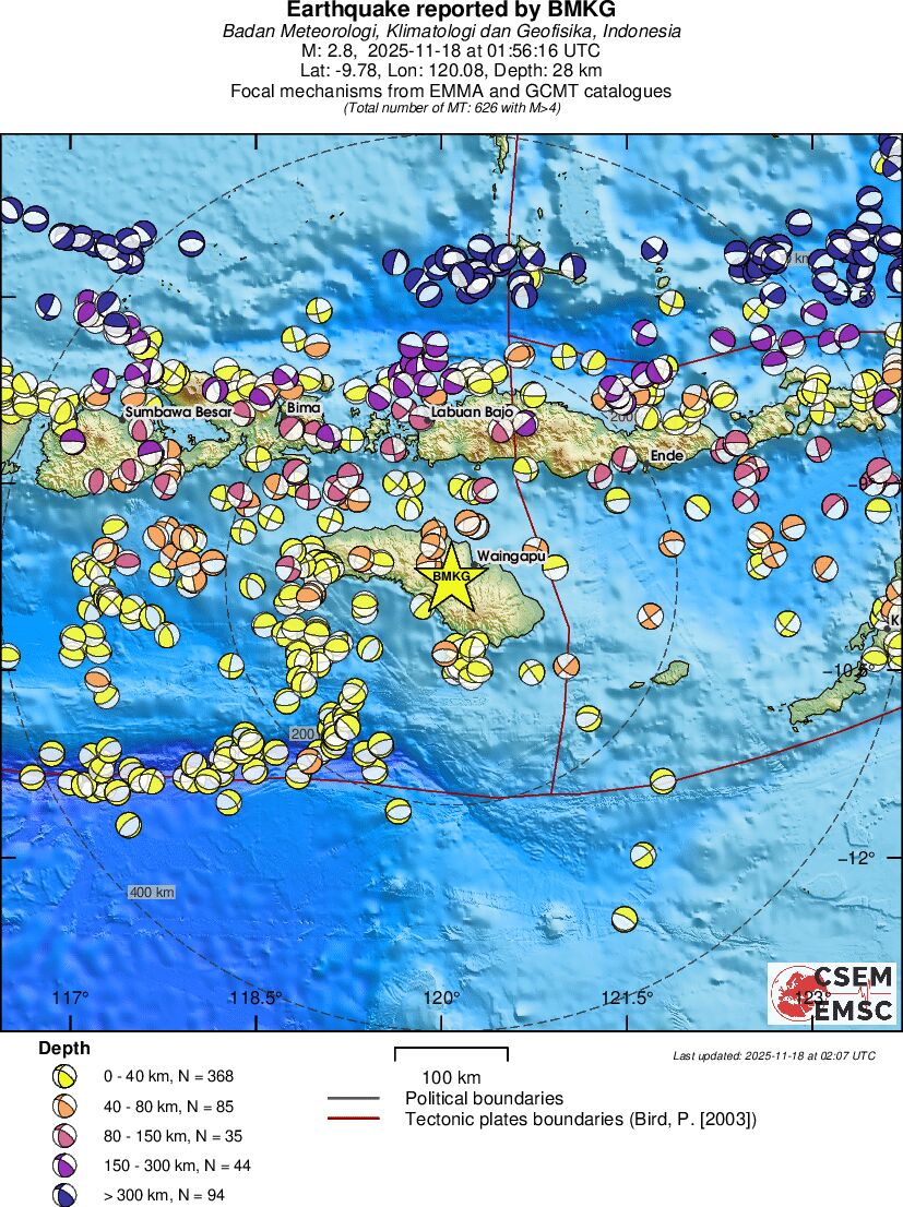 Regional moment Tensor