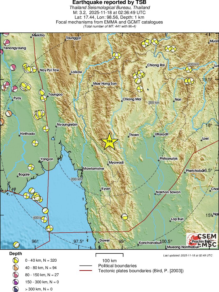 Regional moment Tensor