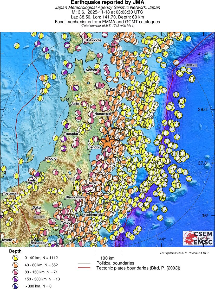 Regional moment Tensor