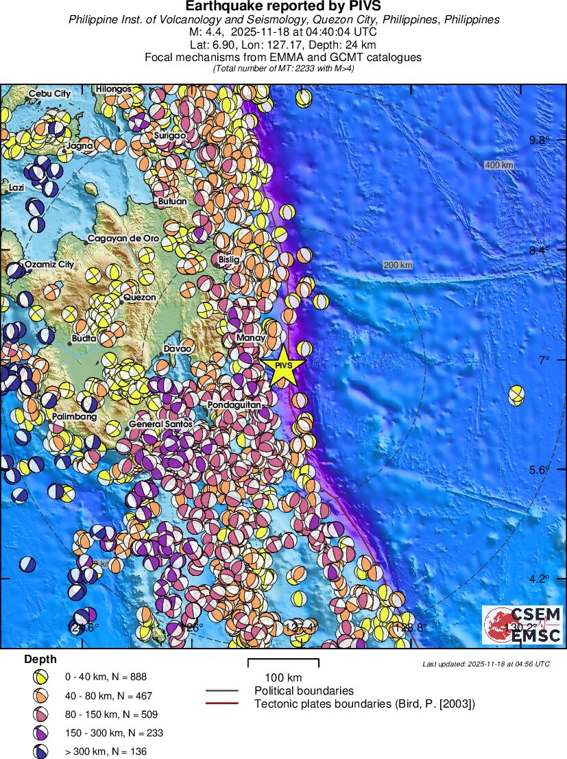 Regional moment Tensor