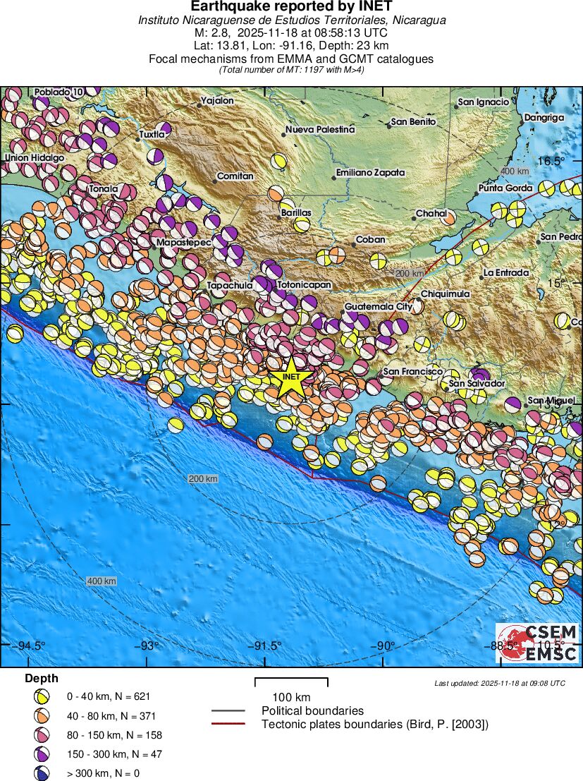 Regional moment Tensor