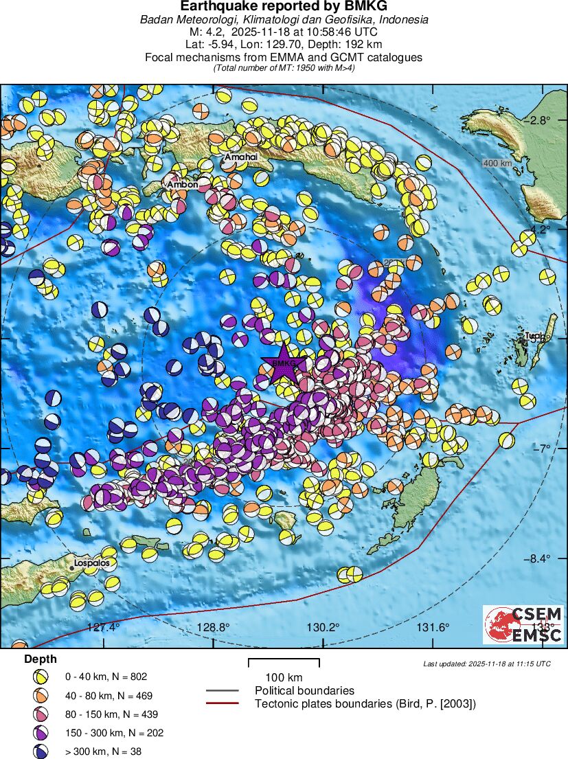 Regional moment Tensor
