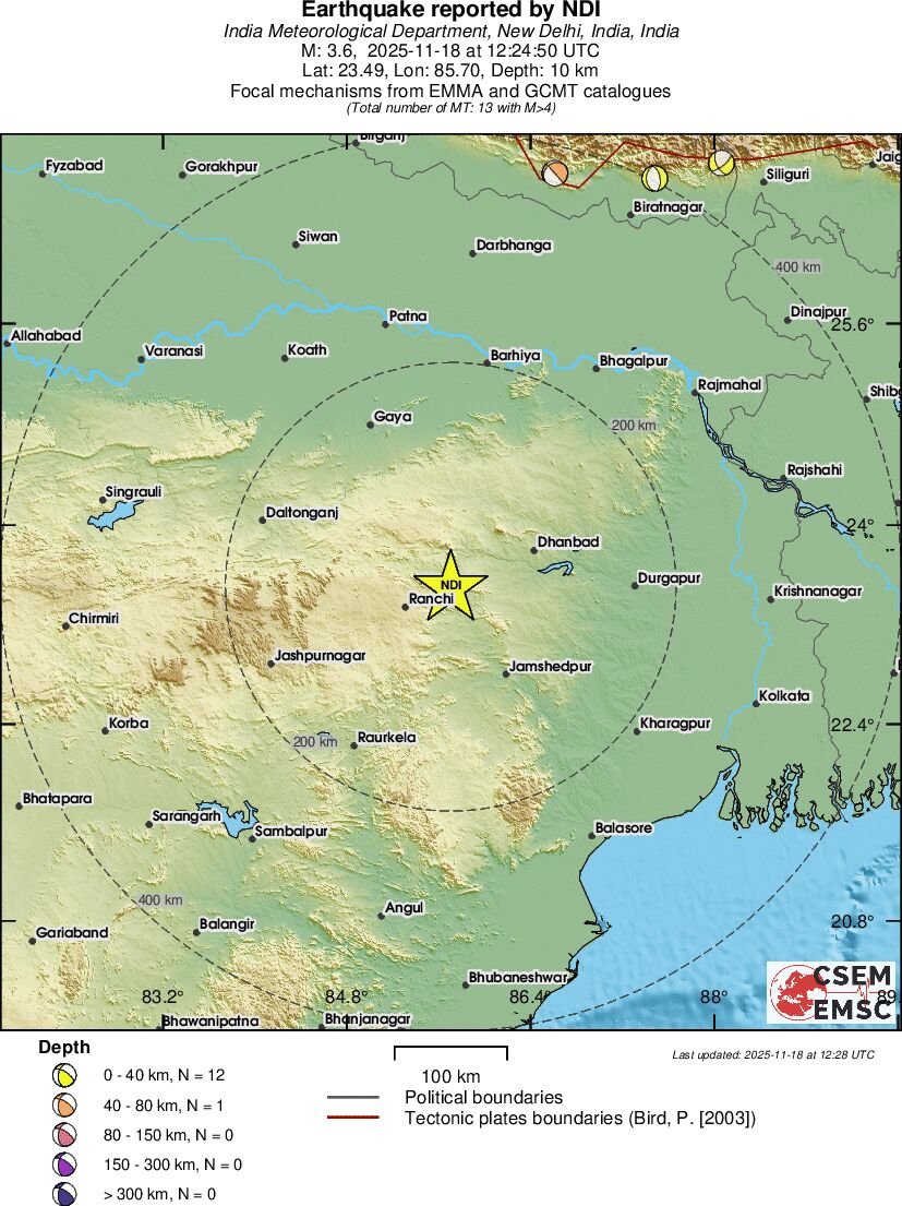 Regional moment Tensor