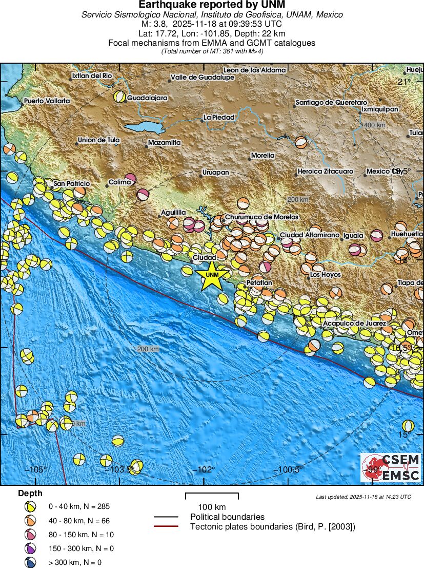 Regional moment Tensor