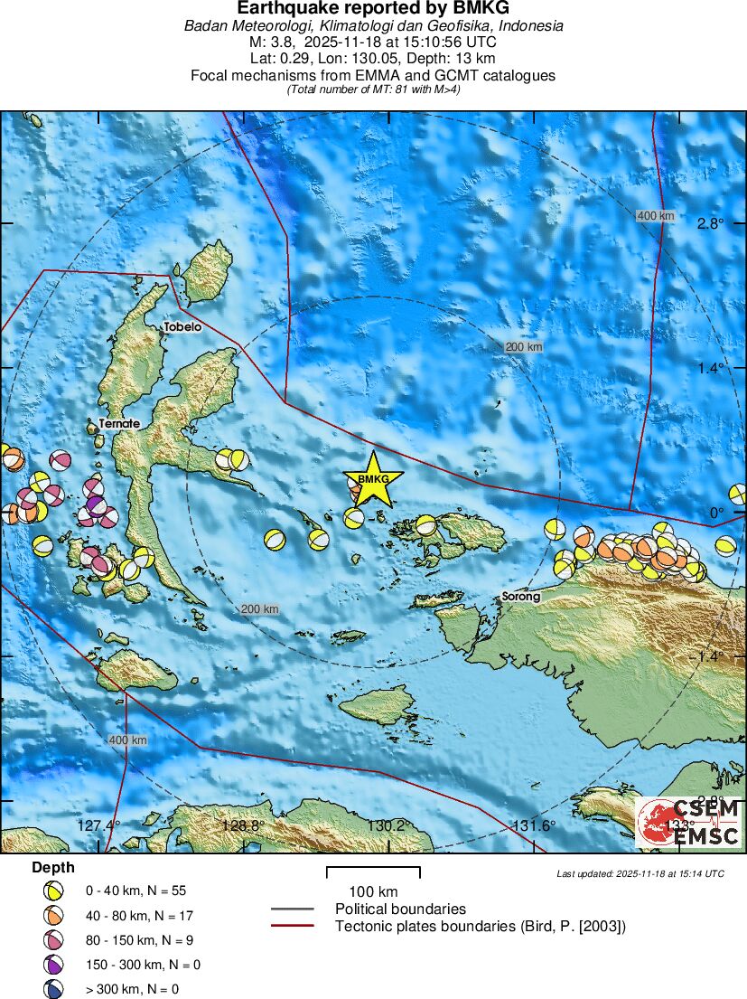 Regional moment Tensor