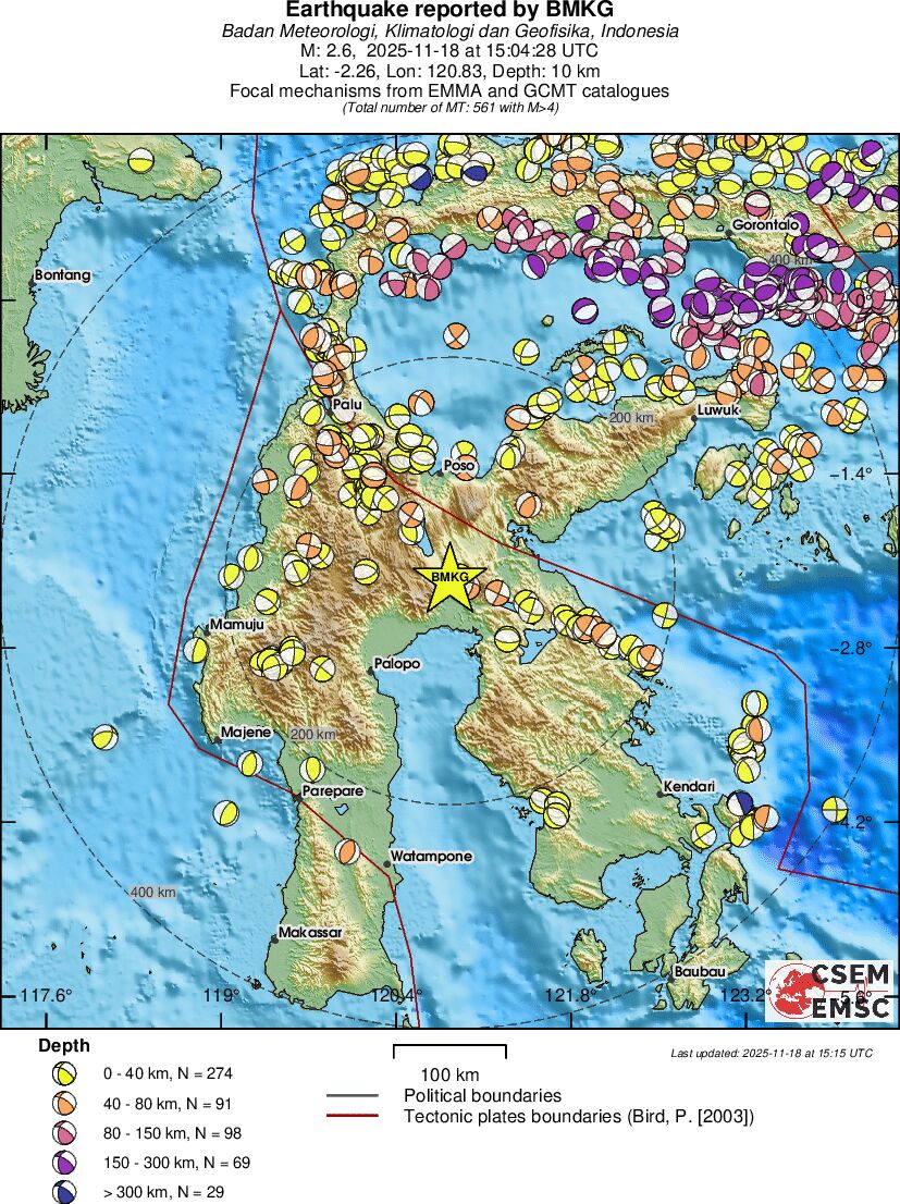Regional moment Tensor