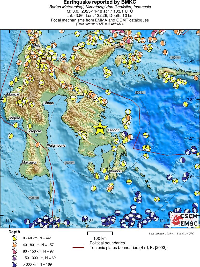 Regional moment Tensor