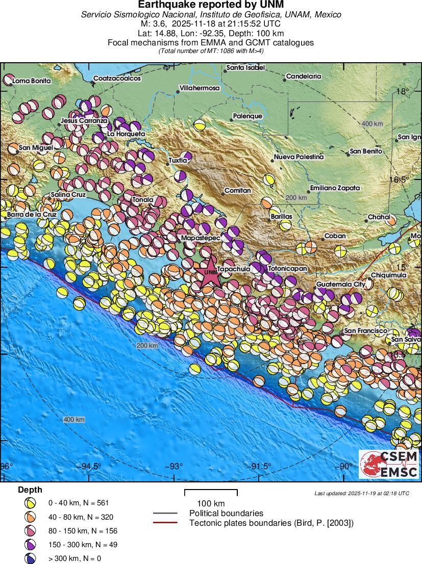Regional moment Tensor