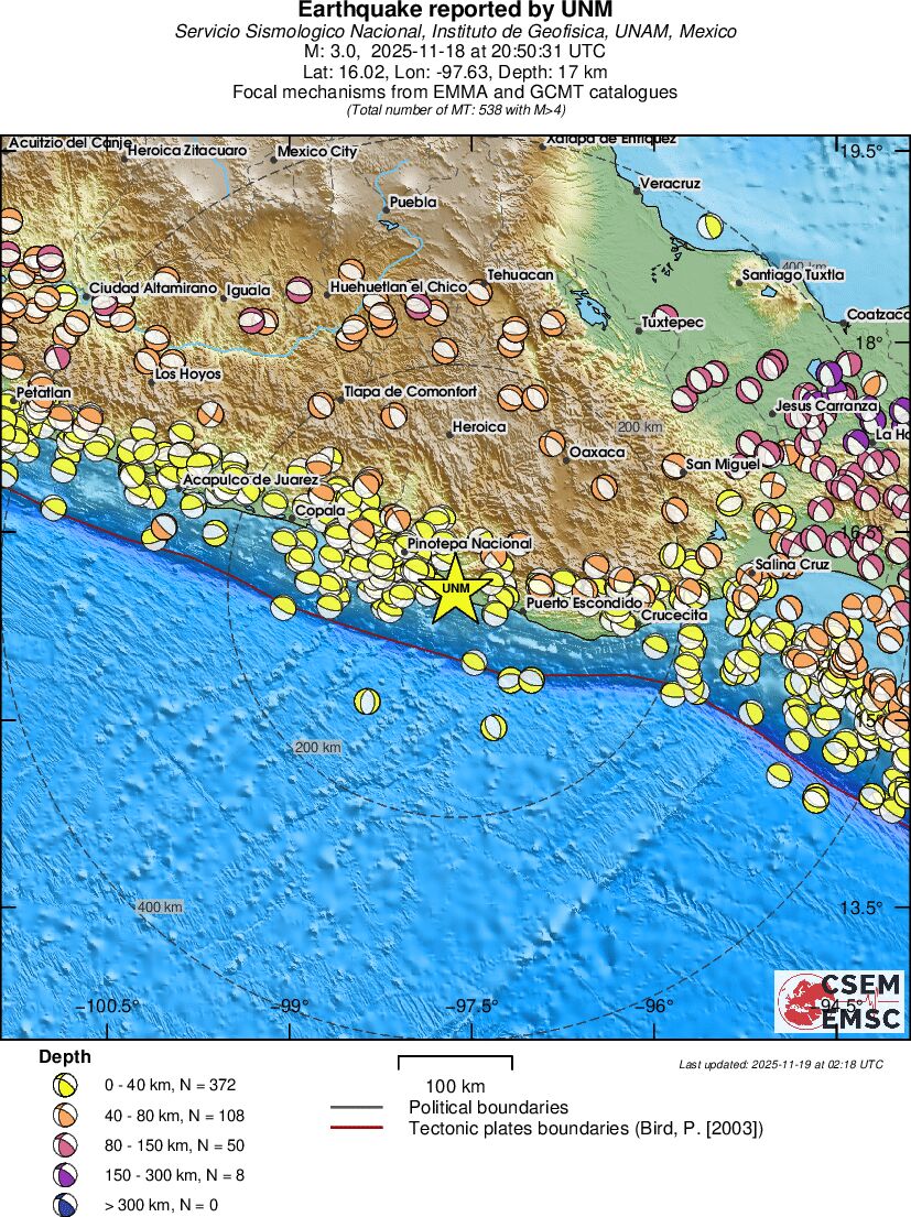 Regional moment Tensor