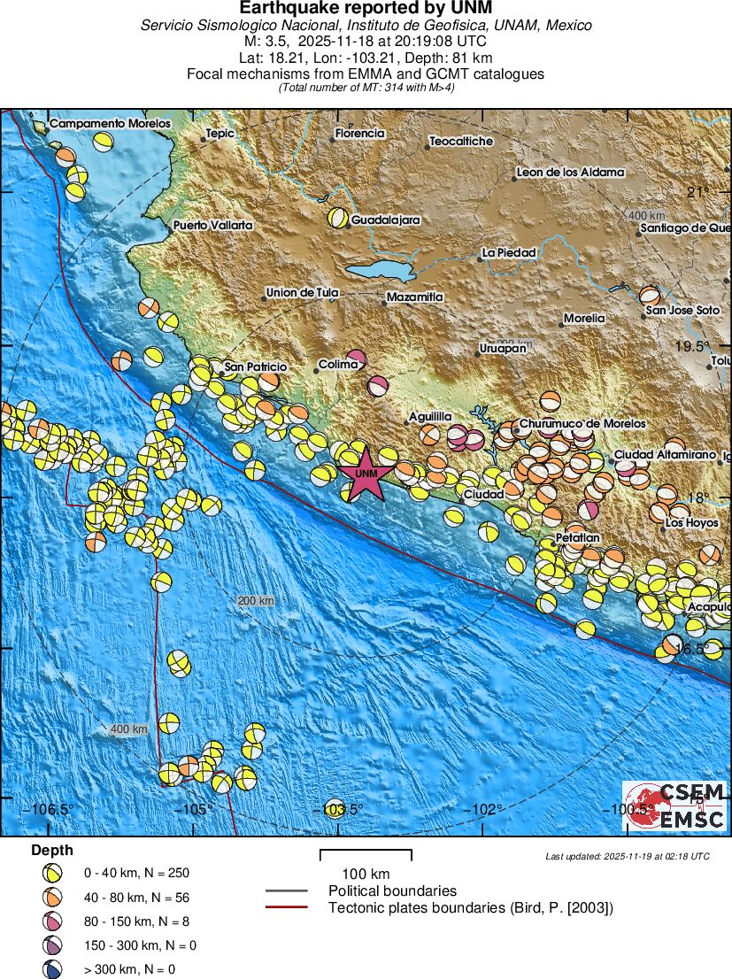 Regional moment Tensor