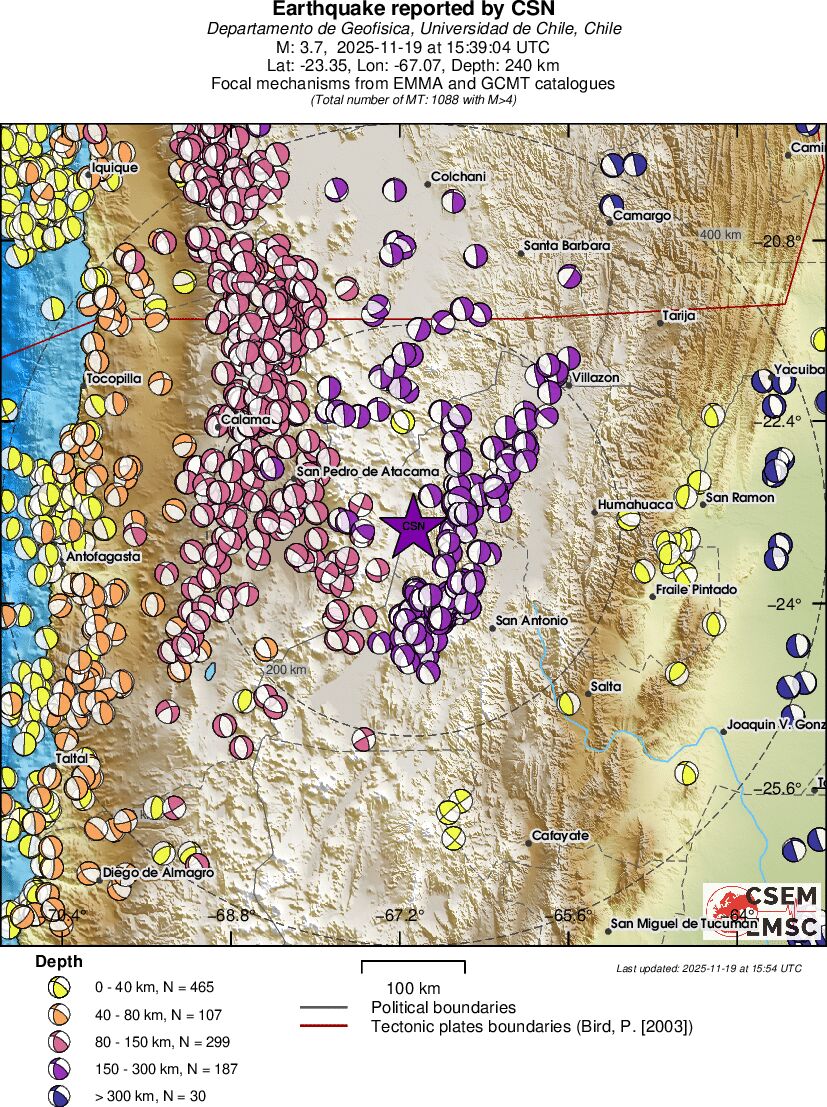 Regional moment Tensor
