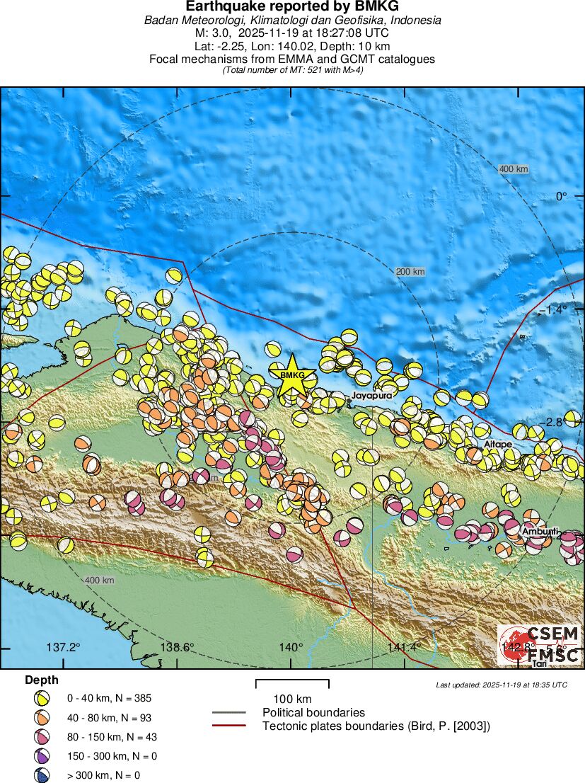 Regional moment Tensor
