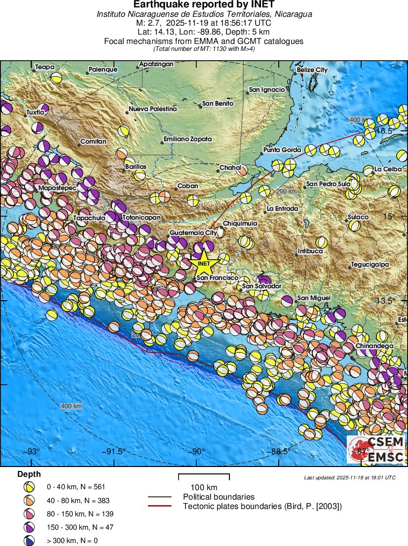 Regional moment Tensor